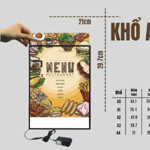 Hộp đèn siêu mỏng HĐA4