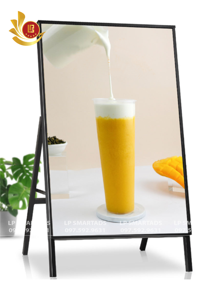 Chân đế chữ A 1 mặt  60x120cm sơn tĩnh điện CĐA02